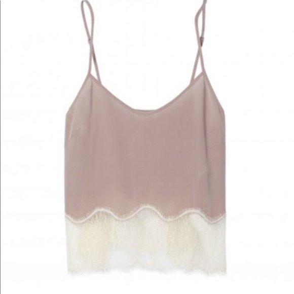 Aritzia Tops - Aritzia Wilfred Chimere 100% Silk Camisole Tank Top Size X